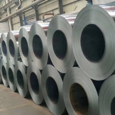TS550GD HRB60 GI เหล็กม้วนชุบสังกะสี ASTM-A653 ISO9001