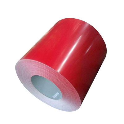 สีแดง SGCC ม้วนเหล็กชุบสังกะสีเคลือบสี PPGL