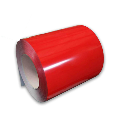 สีแดง SGCC ม้วนเหล็กชุบสังกะสีเคลือบสี PPGL
