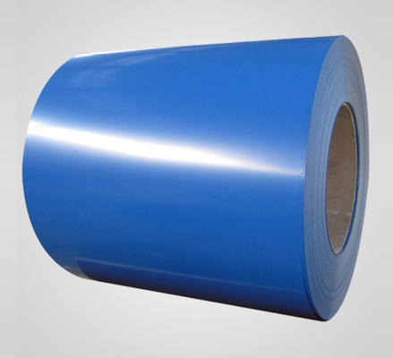 ISO9001 EN PPGL ม้วน SGC440 SGC490 เหล็กชุบสังกะสีเคลือบสีล่วงหน้า