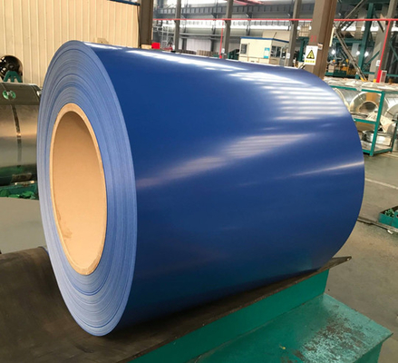 ISO9001 EN PPGL ม้วน SGC440 SGC490 เหล็กชุบสังกะสีเคลือบสีล่วงหน้า