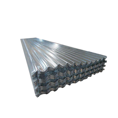 แผงหลังคาลูกฟูกเหล็กชุบสังกะสี Spgc JIS G -3312 แผ่นหลังคา Galv