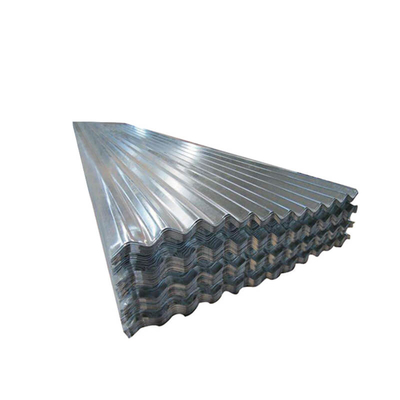 3-25 ไมครอนแผ่นโลหะลูกฟูกชุบสังกะสี 4x8 แผงเหล็ก 610mm