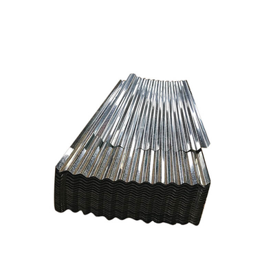 API 22 เกจหลังคาโลหะลูกฟูกชุบสังกะสี 0.18 มม. Galv Corrugated Sheet
