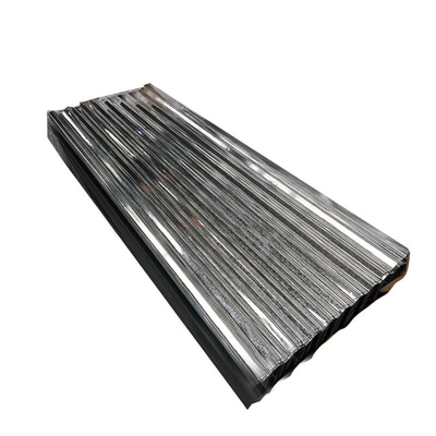 API 22 เกจหลังคาโลหะลูกฟูกชุบสังกะสี 0.18 มม. Galv Corrugated Sheet