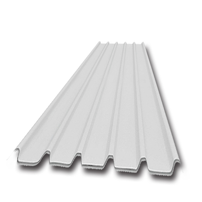 แผ่นเหล็กเคลือบสังกะสีเคลือบ 1250 มม. HRB65 White Gi Precoated Sheet