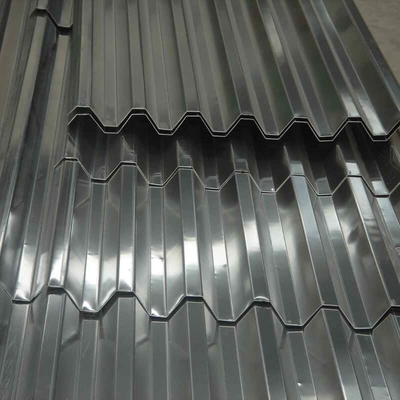 7-30um ISO14001 Gi แผ่นหลังคาลูกฟูก