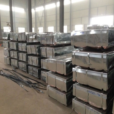 แผ่นสังกะสีลูกฟูก 0.11-25 มม. PPGI ISO9001 แผ่นหลังคาสังกะสี