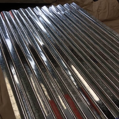 Ppgi Galvanzied Corrugated Sheet Z30 - 275g/㎡ คุณภาพพื้นผิวที่ดี