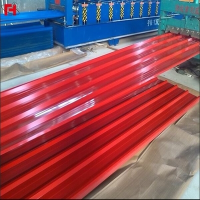 HRB 85 Precoated Gi Sheet 30-600g/M2 แผ่นหลังคาลูกฟูกสีเขียว