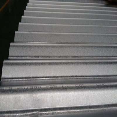 Ppgi Galvanzied Corrugated Sheet Z30 - 275g/㎡ คุณภาพพื้นผิวที่ดี