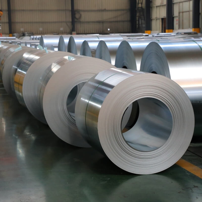 GB JIS GL เหล็กม้วน Az275 Galvalume Carbon Steel Coil กระบวนการจุ่มร้อน