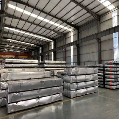 API Az 40 แผ่นเหล็ก Galvalume SASO SGLC570 Galvalume Plain Sheet