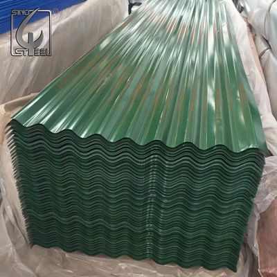 แผ่นหลังคา PPGI เคลือบสังกะสี 60-275g / M2 ความยาว 1,000 มม. - 6,000 มม