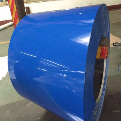 ASTM A792 Dx51d PE เคลือบ Prime PPGI PPGL บราซิล Ral9003 เหล็กม้วนเคลือบ Galvalume พร้อมฟิล์ม