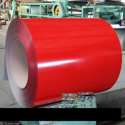 เหล็กเคลือบสังกะสีเคลือบสี 5-10um ด้านหลังเคลือบ ID 508/610mm
