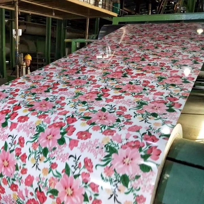 CE HRB85 PPGI เคลือบม้วน CGCC SGCC PPGL Prepainted Gi เหล็กม้วน